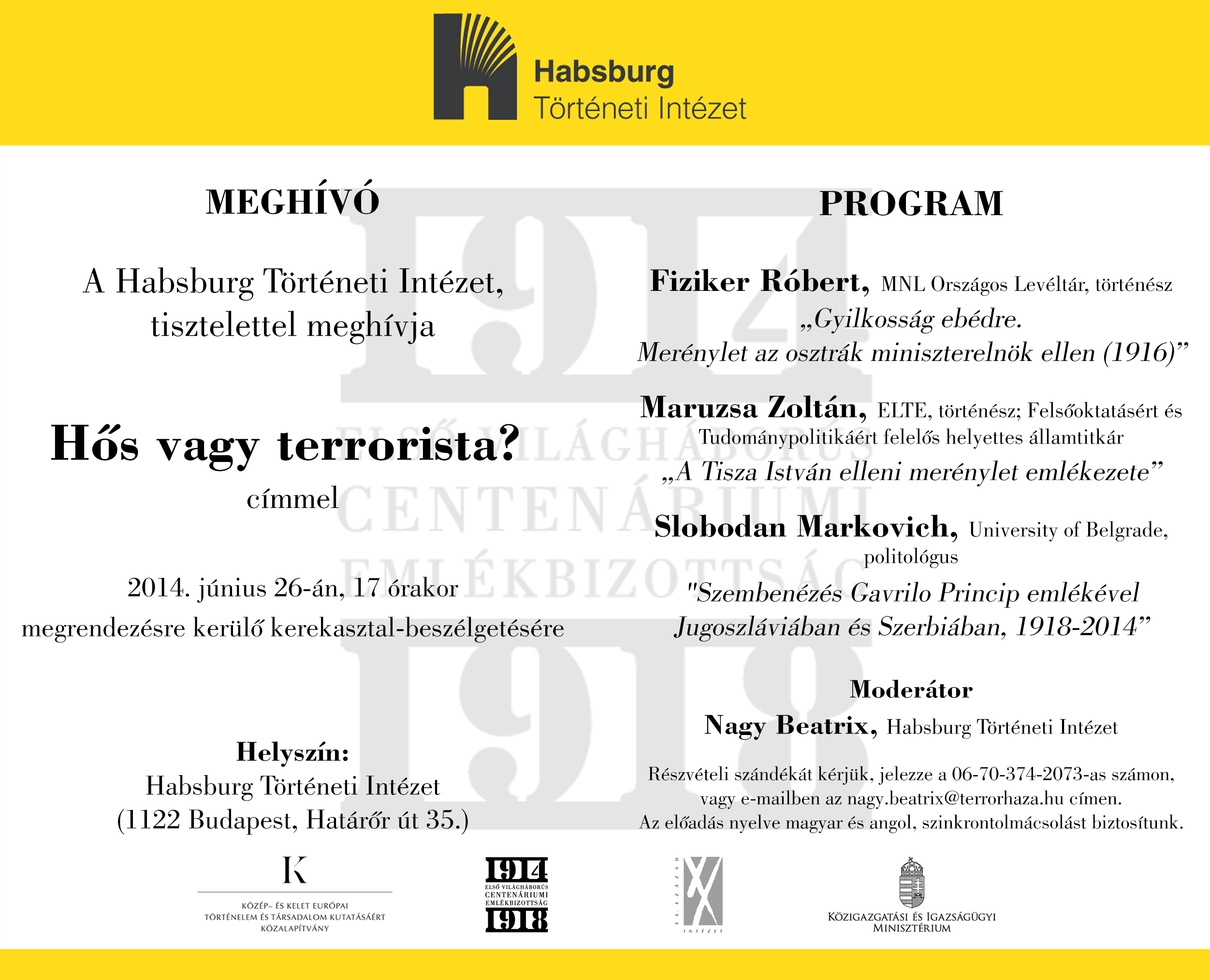 MEGHÍVÓ - Hős vagy terrorista